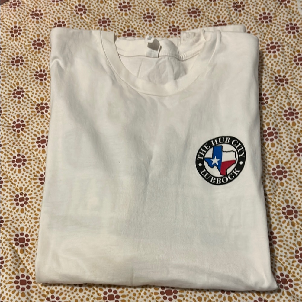 White Lubbock Graphic Tee